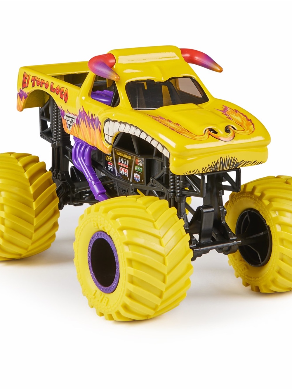 Monster Jam Truck EL TORO LOCO 1:24 Yellow, Series 20